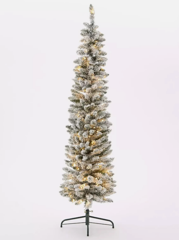 6ft Artificial Snow Effect Christmas Tree