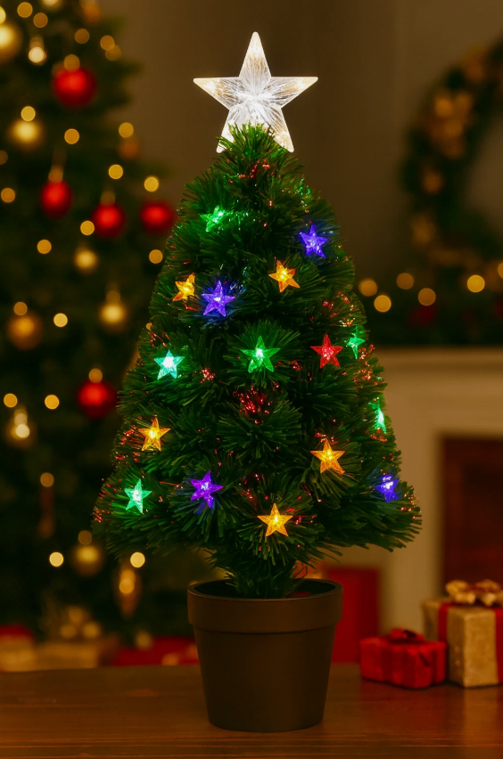 60cm Fibre Optic Christmas Tree