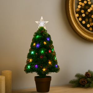 60cm Fibre Optic Christmas Tree