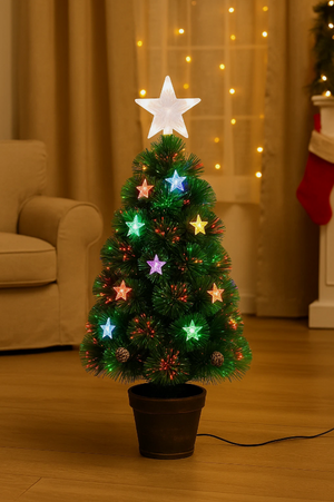 60cm Fibre Optic Christmas Tree