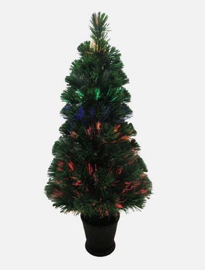 90cm Fibre Optic Christmas Tree