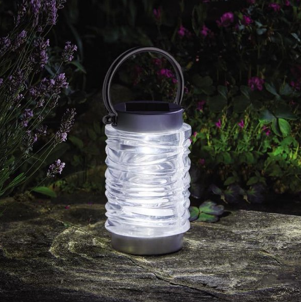Wave 10L Lantern - Solar Garden Light