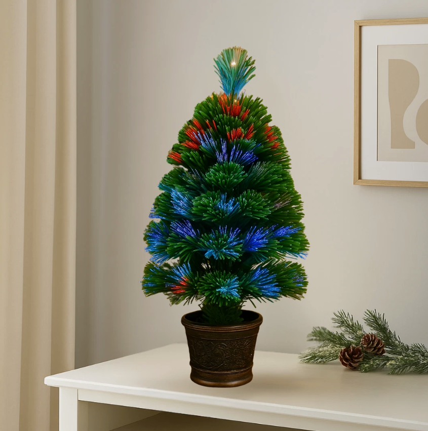 60cm Fibre Optic Christmas Tree