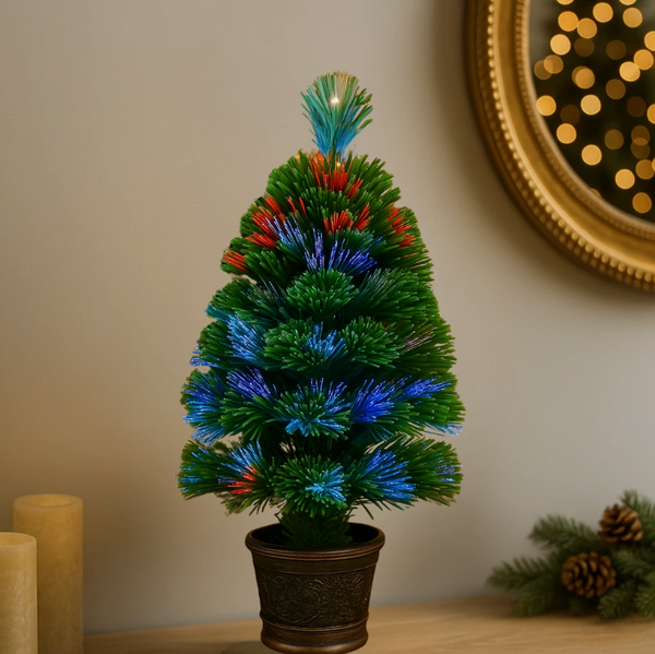 60cm Fibre Optic Christmas Tree