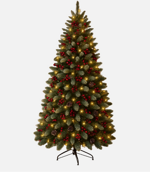 6ft Artificial Snow Effect Christmas Tree