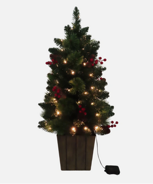 90cm Pre-lit Christmas Tree
