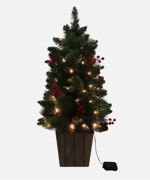 90cm Pre-lit Christmas Tree