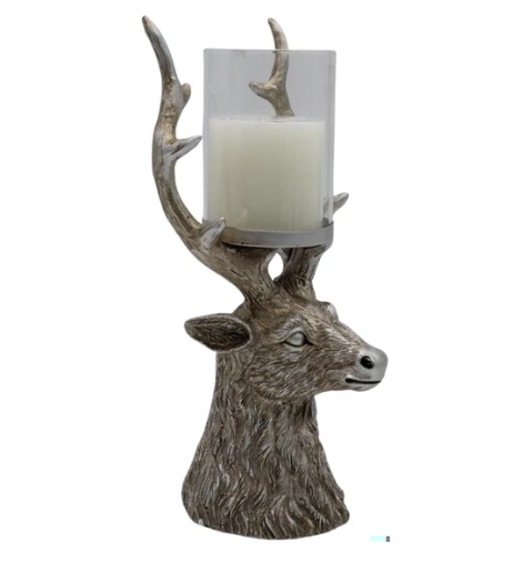 Stag Glass Candle Holder and Tea Light Holders
