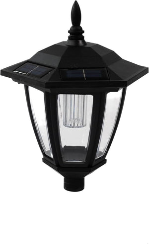 Solar LED garden lamp for patio and balcony lighting