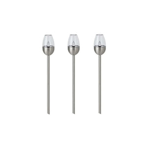 Solar powered flame torch lights for outdoor entertaining