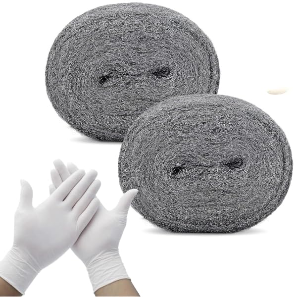 Flexible steel wool for sealing gaps