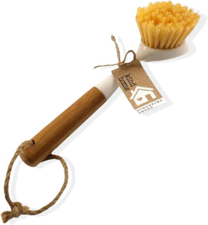 Wooden handled washing up brush for everyday use