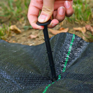 Heavy duty landscape fabric ground pegs