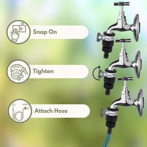 indoor faucet adapter for garden hose connection