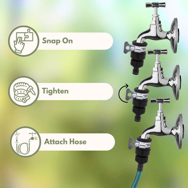 indoor faucet adapter for garden hose connection