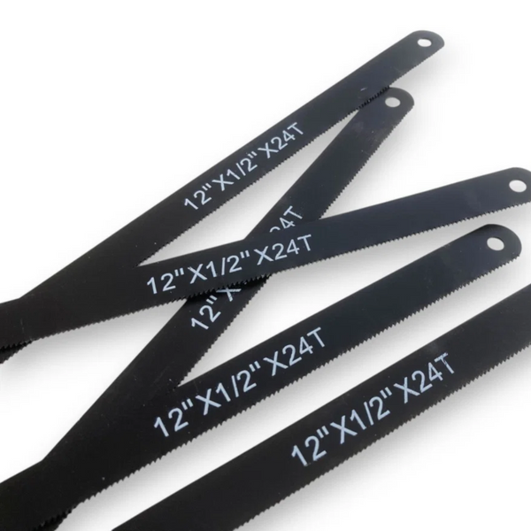 Hacksaw Blades 12 Pack 300mm 24TPI Metal Cutting