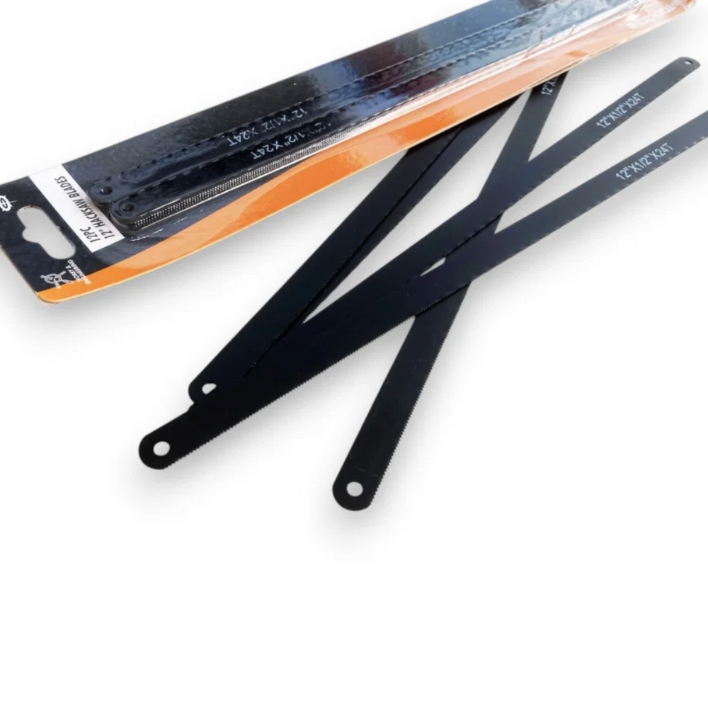 Hacksaw Blades 12 Pack 300mm 24TPI Metal Cutting