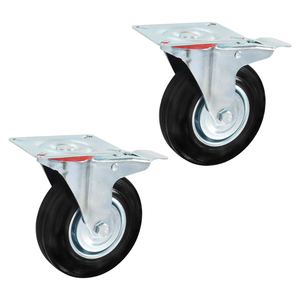Heavy Duty Swivel Castor Wheels - Pack 2