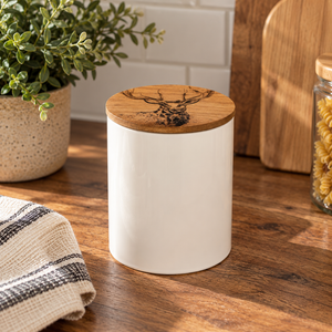  Stag Design Metal Biscuit Tin 