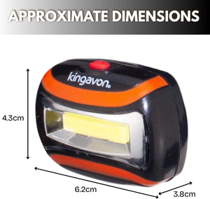 Adjustable LED headlamp for camping and hiking