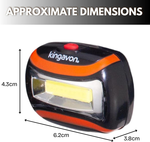 Adjustable LED headlamp for camping and hiking