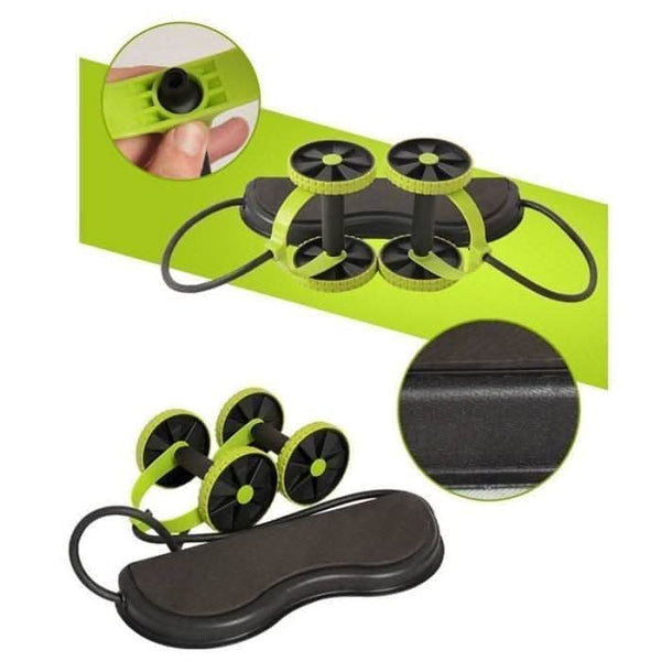 Adjustable body workout equipment with rubber bands