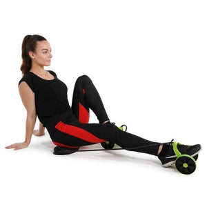 Body resistance trainer extended during exercise