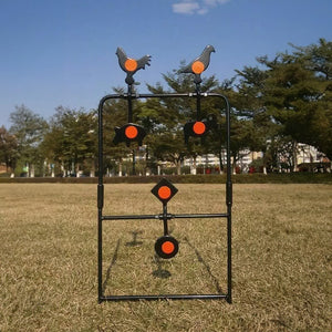 Metal spinning air gun targets