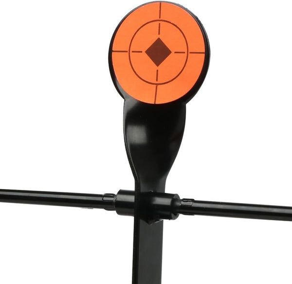 Outdoor spinning target practice set
