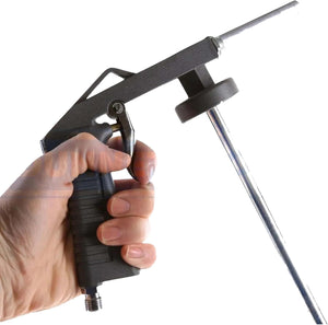 Adjustable spray gun for protective coatings