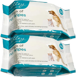 100 Pack All Purpose Antibacterial PET WIPES for daily Cleaning
