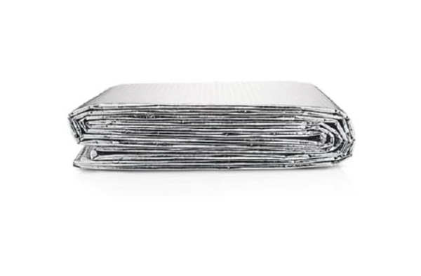 Reflective radiator foil for energy saving