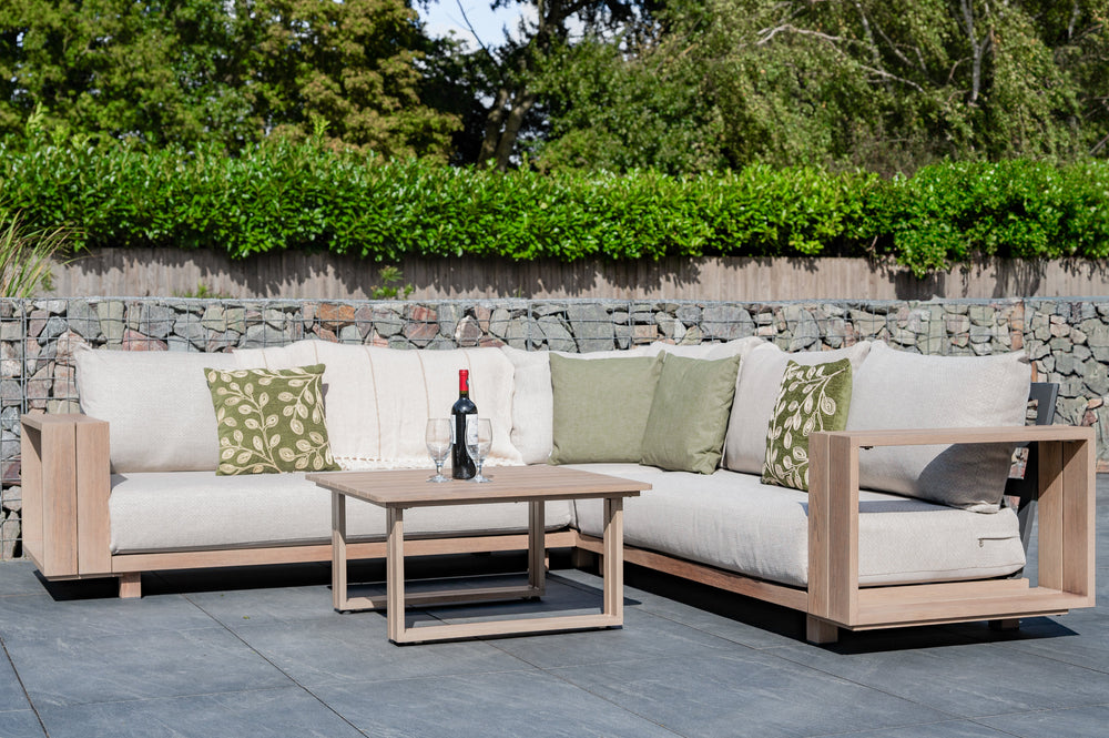 Darlington aluminium corner sofa set