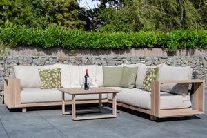 Darlington aluminium corner sofa set