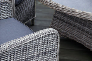 Reclining outdoor dining chairs