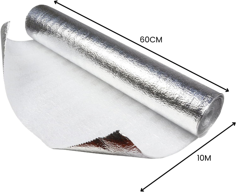 Radiator reflective foil insulation roll 10m