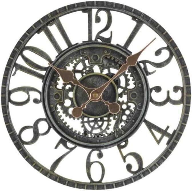Vintage style patio wall clock