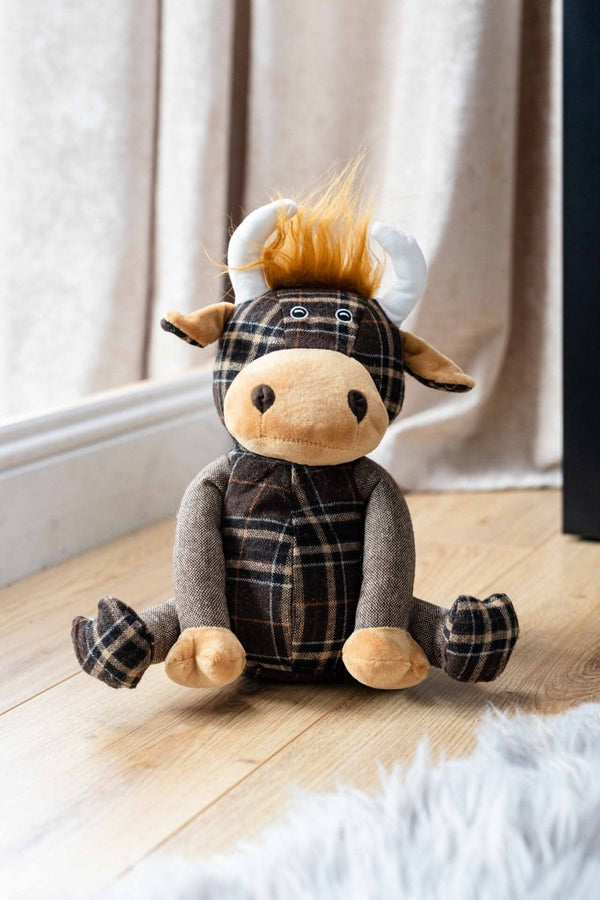 Rustic animal doorstop for bedroom and hallway