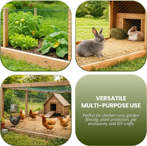 Garden protection wire fence