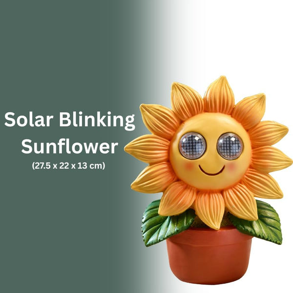 Solar powered flower garden decoration for pathways