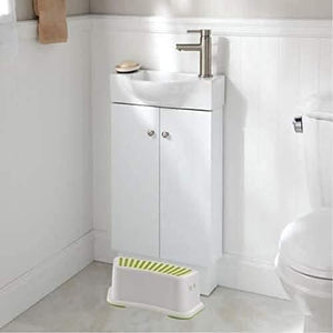 Lightweight child step stool with rubber feet