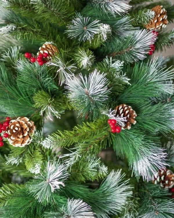 artificial-christmas-tree-pine-cones-and-berries