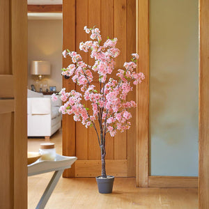 140cm artificial cherry blossom tree in pot