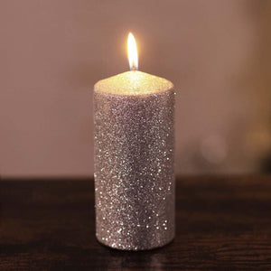 attractive-glitter-pillar-candles-gold-or-silver