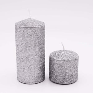 attractive-glitter-pillar-candles-gold-or-silver