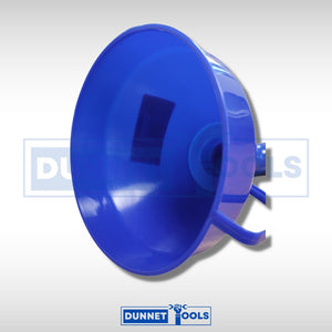 Plastic fuel funnel for vehicle maintenance