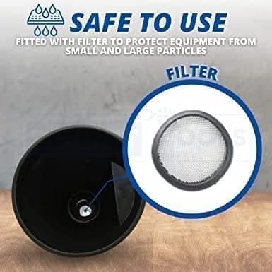 Automotive funnel suitable for oil coolant and screenwash