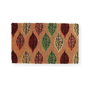 Seasonal autumn entrance doormat