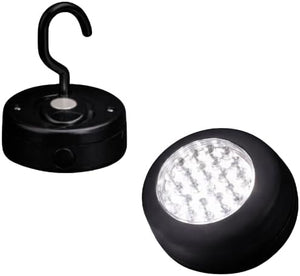 battery operated workshop light with magnet