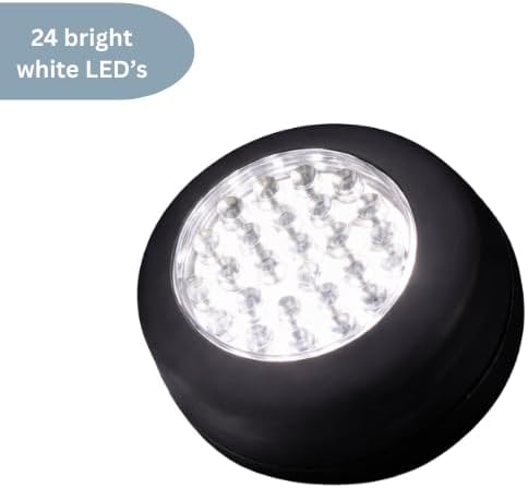 battery powered inspection light with hook